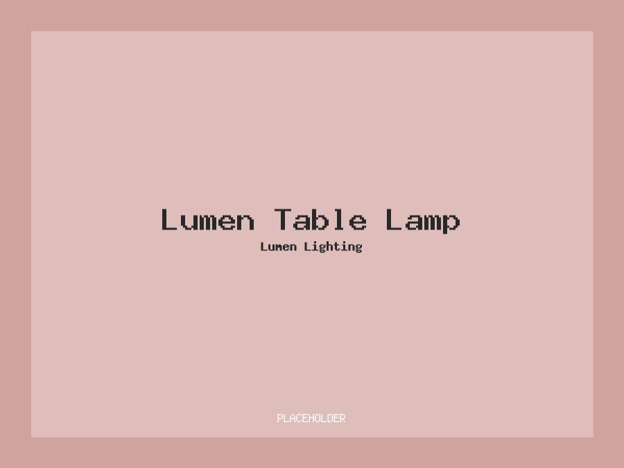 Lumen Table Lamp – Black